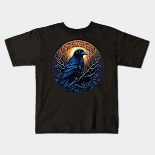 Viking Raven - Norse inspired Kids T-Shirt